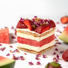 Load image into Gallery viewer, Rose Strawberry Watermelon Cake
