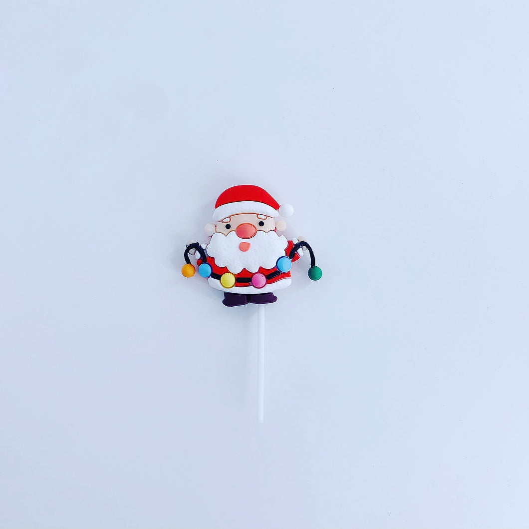 Cute Santa Light Bulb Topper